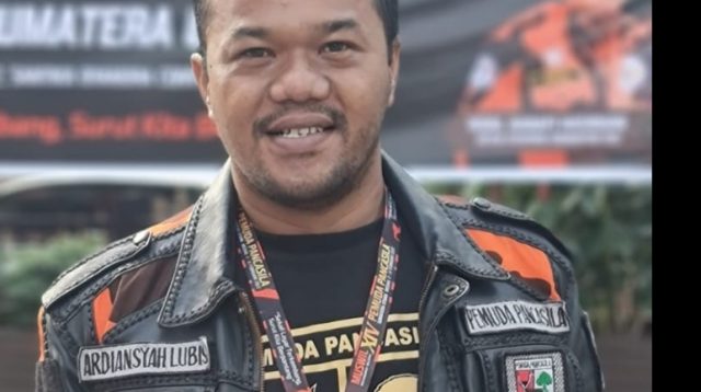 Foto : Ardiansyah Lubis Ketua MPC Pemuda Pancasila Kota Sibolga.