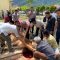 Foto : Penyembelihan Hewan qurban dalam rangka perayaan Hari Raya Idul Adha 1444 tahun 2023 di Mapolres Tapteng