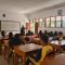 Keterangan Foto: Babinsa Koramil 05/Kolang, Serda Benni Sitompul menyampaikan materi Bela Negara dan Wasbang ke Pelajar SMA Negeri 1 Sitahuis di Desa Bonan Dolok, Kabupaten Tapteng.