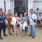 Foto : Personil Polsek Manduamas Resor Polres Tapanuli Tengah saat melakukan pengawalan dan monitoring penyaluran bantuan CPP di Kantor Desa Manduamas pada Senin (9/10/23).