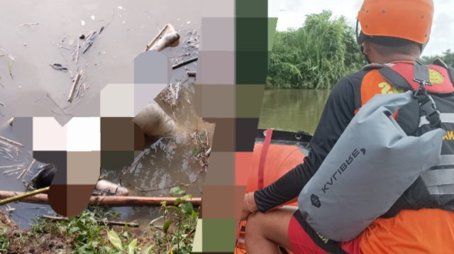 Foto : Kondisi Bocah yang diketahui bernama Eklesia Kristiani Lastarida Bondar (11) saat ditemukan Tim gabungan dalam kondisi meninggal dunia, Jumat (8/12/23).