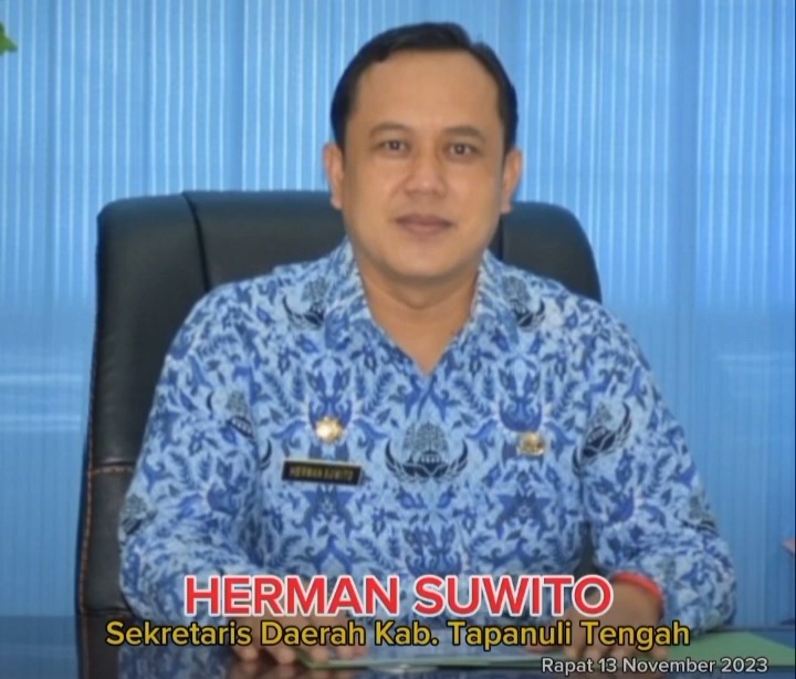 Foto : Sekretaris Daerah Kabupaten Tapanuli Tengah, Herman Suwito (foto istimewa).