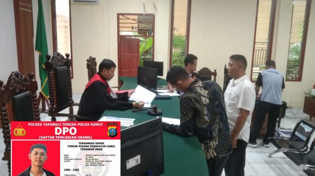 Foto : Sidang Praperadilan Kasus Sodomi di Pengadilan Negeri Sibolga