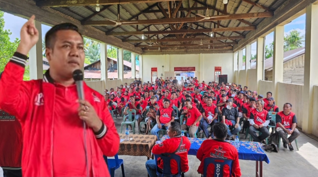 Foto : Joko Pranata Situmeang, SH dan para Tim Relawan Pemenangan Joko Pranata Situmeang pada pemilihan Legislatif 14 Februari 2024
