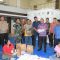 Foto : Pj Bupati Tapanuli Tengah, Dr. Sugeng Riyanta saat meninjau langsung persiapan Logistik pemilu serentak tahun 2024