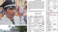 Foto : Pj kepada Kampong Tanah Tumbuh, Ishak dan surat pernyataan dari masyarakat Tanah Tumbuh.
