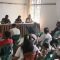 Foto : Warga Lingkungan II, Kelurahan Kalangan Indah, Kecamatan Pandan saat mendatangi Kantor Camat Pandan melakukan protes terkait pemberhentian Yosimuswari Waruwu sebagai Kepala lingkungan yang diduga tanpa alasan.