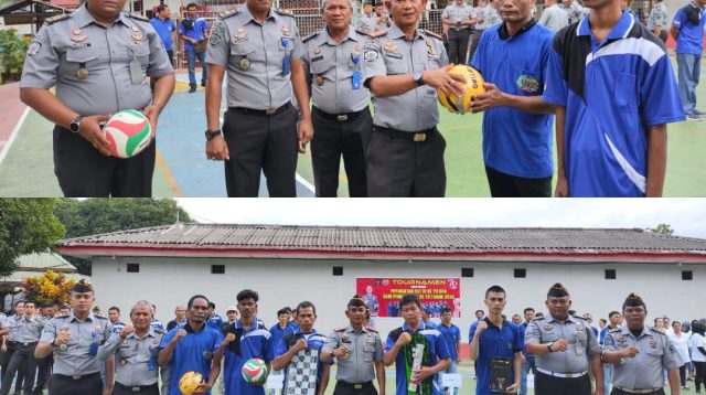 Foto : Pembukaan Pekan Olahraga Lapas Kelas IIA Sibolga dalam rangka menyambut HUT RI ke-79 dan Peringatan Hari Pengayoman ke-79 tahun 2024.