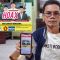 Foto : Mangala Sitanggang saat menunjukkan Fotingan Hoax yang diunggah di salah satu grup akun Facebook