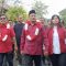 Foto : Pasangan Paslon Bupati dan Wakil Bupati Tapteng, Masinton Pasaribu-Mahmud Efendi didampingi Plt Ketua DPC PDI Perjuangan Tapteng, Sarma Hutajulu.