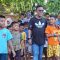Foto : Masinton Pasaribu bersama puluhan anak anak di Kecamatan Sorkam.