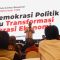 Foto: Masinton Pasaribu saat menyampaikan sambutan saat menghadiri acara Sarasehan Aktivis Lintas Generasi bertajuk "Dari Demokrasi Politik Menuju Transformasi Demokrasi Ekonomi" di Hotel JS Luwansa, Jakarta Selatan pada Rabu, 21 Mei 2025.
