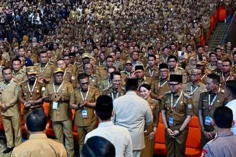 Presiden Prabowo Beri Perhatian Serius Pascabencana, Bupati Tapteng Sampaikan Terima Kasih di Rakornas 2026