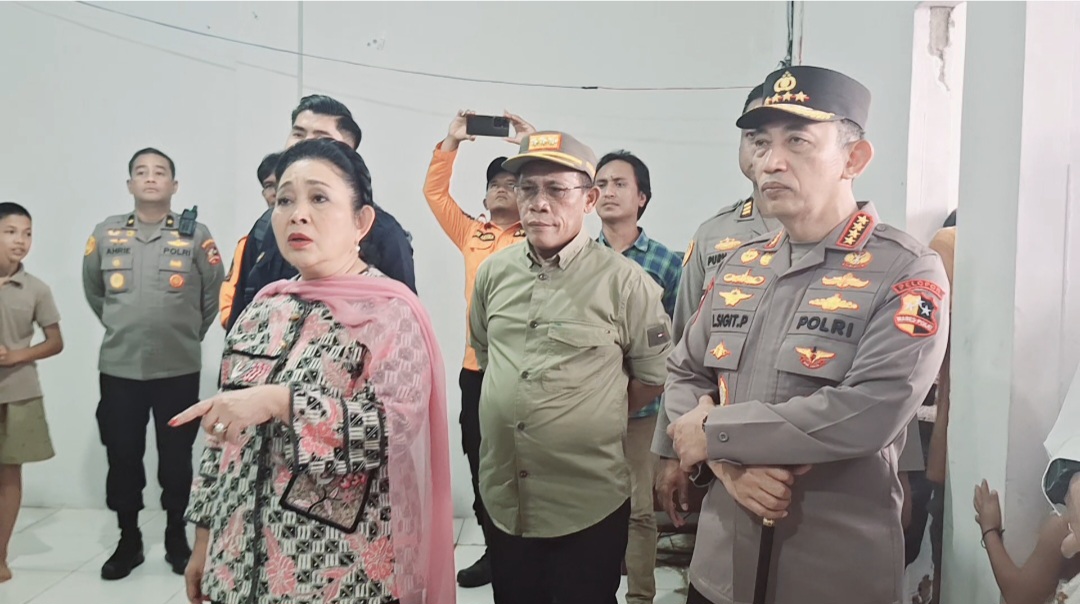 Ketua Komisi IV DPR RI,Titik Soeharto Apresiasi Polri, Hadirkan Harapan bagi Korban Bencana di Tapteng