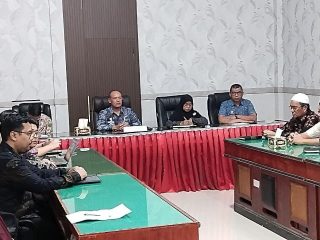 Ikuti Entry Meeting BPK, Wakil Bupati Tapteng Ingatkan OPD Transparan Laporkan Keuangan