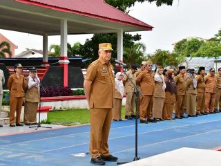 Pimpin Apel Gabungan, Sekdakab Tapteng Ingatkan OPD Percepat Pemulihan Pascabencana