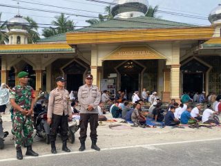 Polres Tapanuli Tengah Kerahkan 99 Personel Amankan Shalat Idul Adha