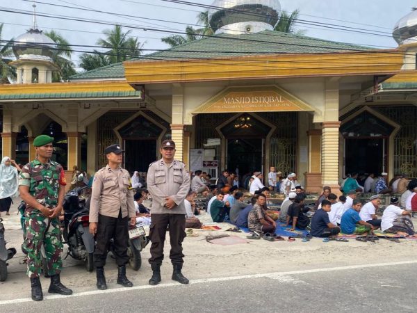 Polres Tapanuli Tengah Kerahkan 99 Personel Amankan Shalat Idul Adha