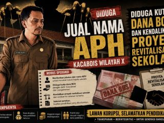 Jual Nama APH, Kacabdis Wilayah X Diduga Kutip Dana BOS dan Kendalikan Proyek Revitalisasi Sekolah