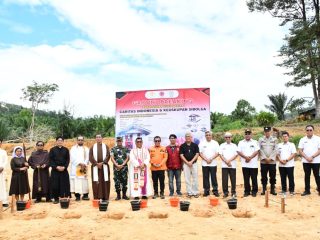 Groundbreaking Huntap Terpadu Dimulai, 36 Korban Bencana di Tapteng Akan Dapat Rumah Permanen