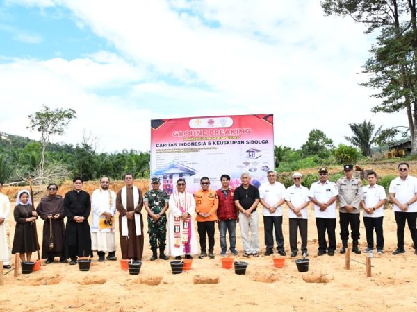 Groundbreaking Huntap Terpadu Dimulai, 36 Korban Bencana di Tapteng Akan Dapat Rumah Permanen