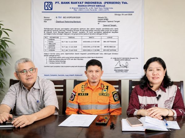 Jangan Salah Paham! BPBD Tapteng Klarifikasi Surat BRI yang Viral di Media Sosial