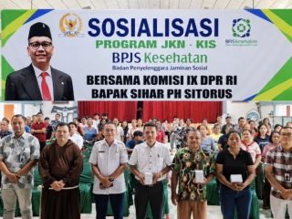 Sosialisasi JKN-KIS di Andam Dewi, Sihar Sitorus Dorong Warga Segera Daftar BPJS Kesehatan