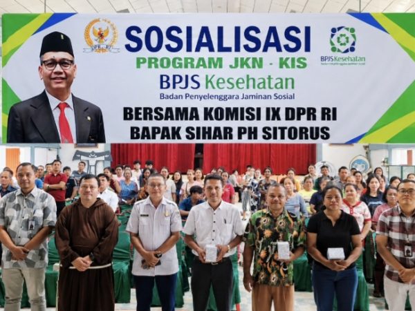 Sosialisasi JKN-KIS di Andam Dewi, Sihar Sitorus Dorong Warga Segera Daftar BPJS Kesehatan