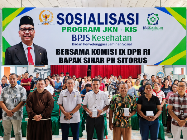 Sosialisasi JKN-KIS di Andam Dewi, Sihar Sitorus Dorong Warga Segera Daftar BPJS Kesehatan