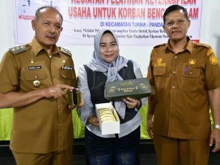 Pemkab Tapteng Bekali 160 Pelaku UMKM Korban Bencana dengan Keterampilan Usaha