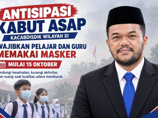 Antisipasi Kabut Asap, Ardiansyah Lubis Instruksikan Seluruh SLB, SMA, dan SMK di Tabagsel Wajibkan Masker Mulai 15 Oktober